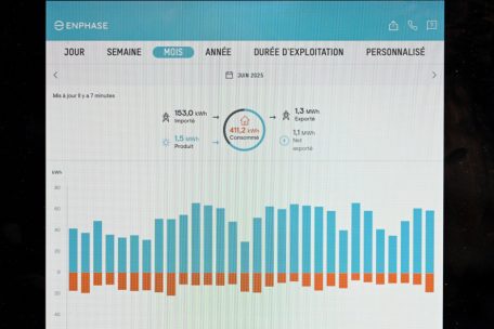 In diesem Beispiel hat ein Haushalt im Juni in Luxemburg-Stadt viel mehr produziert als selber verbraucht. Für den ins Netz eingespeisten Strom erhielt er jedoch nicht einmal 15 Euro.