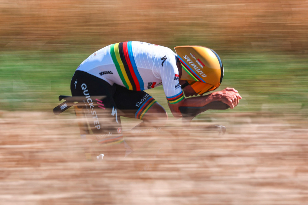Tour de France / Evenepoel gewinnt Zeitfahren – Pogacar in Gelb