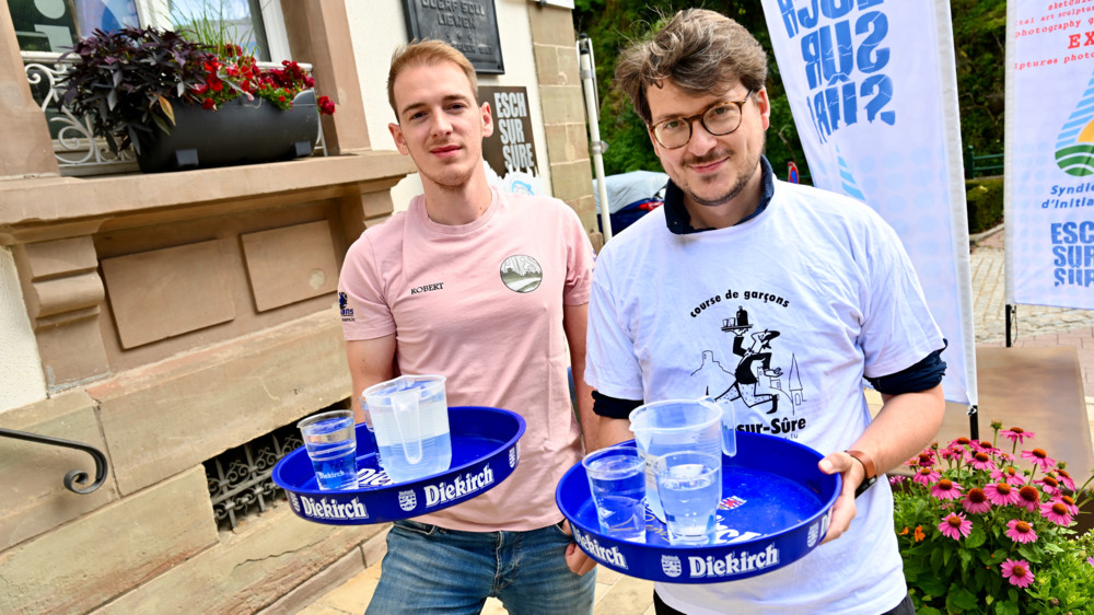 Esch/Sauer / Vorbereitung auf die „Course des garçons de café“ bringt Journalisten zum Schwitzen