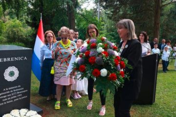 Luxemburg erinnert / Gedenkstätte für Srebrenica-Opfer eingeweiht