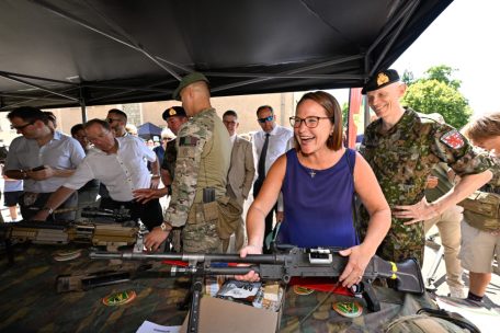 Bratwürste und Panzerfäuste / Auf der Suche nach der militarisierten Gesellschaft beim Tag der offenen Tür der Luxemburger Armee