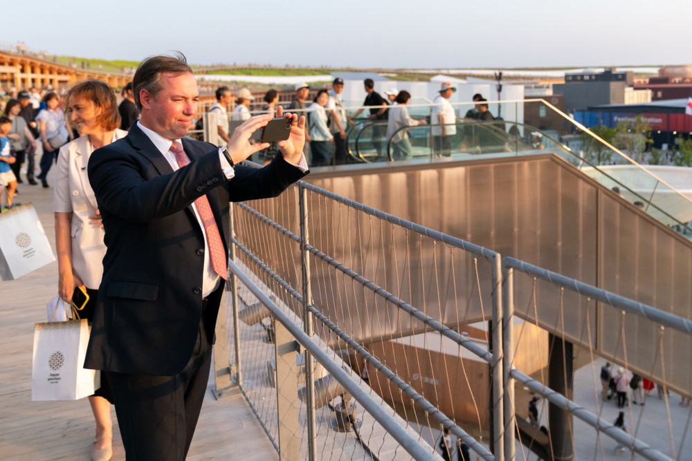 Wirtschaftsmission / Stammzellenforschung und Weltausstellung: Der Tag von Erbgroßherzog Guillaume in Osaka