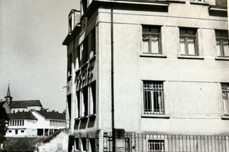 Aus Josy Welters Fotoalbum: die „Al Post“. 16 Jahre hat er mit seinen Eltern im ersten Stockwerk des Gebäudes gelebt.