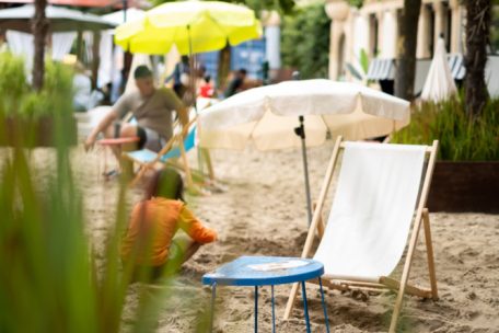 Differdingen / Strandfeeling im Stadtkern: Diffbeach bringt Sommer auf den Marktplatz