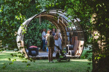 Stadtpark Luxemburg / Junge Ideen, sichtbar gemacht: Die „Circuit des cabanes 2025“ ist eröffnet