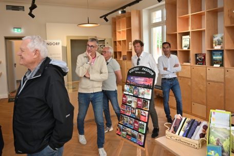 Der Empfangsraum der neuen Touristinfo