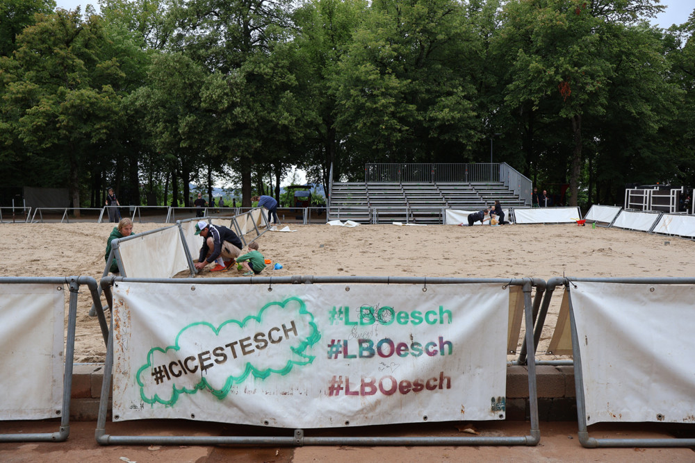 Escher Gaalgebierg / So verliefen die Vorbereitungen zur Jubiläumsausgabe des Luxembourg Beach Open