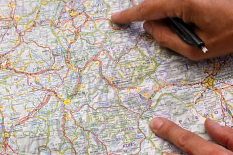 Die Route für die dritte Reise in diesem Jahr 