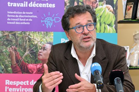 Fairtrade-L&euml;tzebuerg-Pr&auml;sident Jean-Louis Zeien.