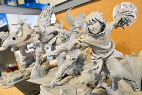 So sehen die fertig zusammengebauten, aber noch unbemalten Figuren aus