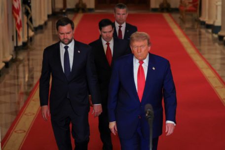 Der &bdquo;capo di tutti capi&ldquo; und seine Gefolgsleute Vance, Rubio und Hegseth