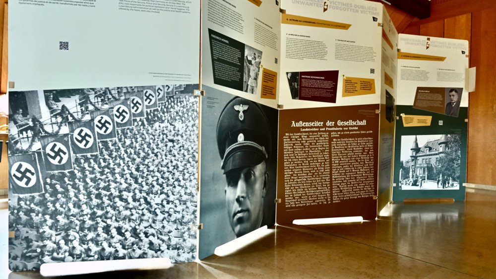 Im Rathaus / Schifflingen zeigt Wanderausstellung „Indésirables ? Victimes oubliées“