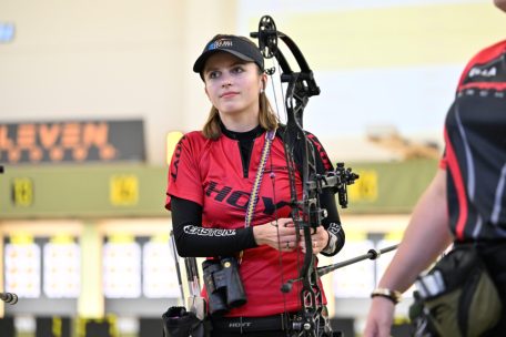 Von der Arbeit auf die Weltbühne / Was Bogenschützin Mariya Klein-Shkolna bei den World Games erreichen will