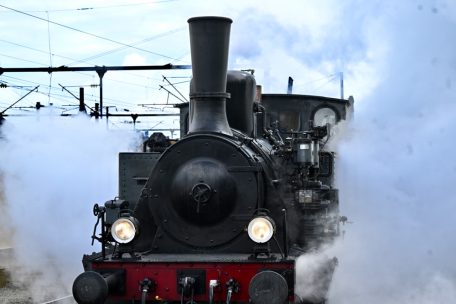 Erstmal Dampf ablassen: Nicht nur Eisenbahnromantiker geraten bei diesem Anblick ins Schwärmen