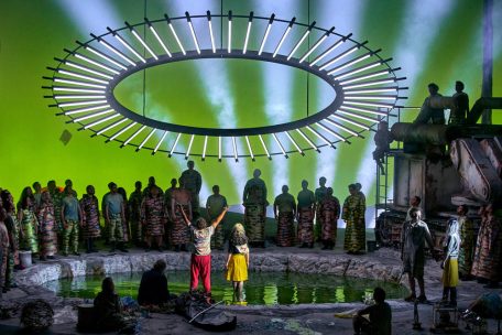 Szene während der Aufführung