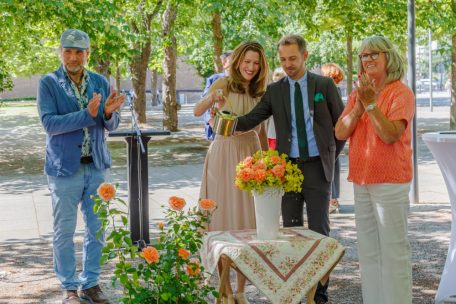 Taufe / „O’Limp“: Rosenfreunde benennen Rosenart nach dem Luxemburger Limpertsberg