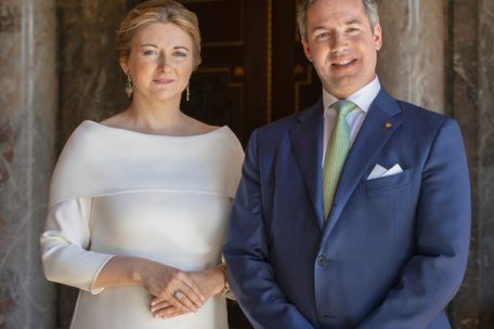 Die zukünftige Großherzogin Stéphanie und der zukünftige Großherzog Guillaume