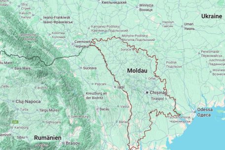 Die Republik Moldau liegt eingebettet zwischen Rumänien und der Ukraine