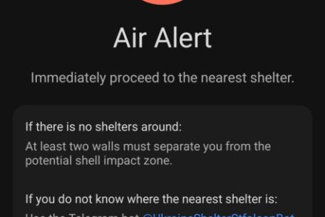 Wieder zurück in Chisinau wird eine „Air Alert“-Warnung für die Odessa-Region herausgegeben