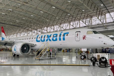 Passagierbetrieb ab Januar / Luxair zeigt die neue Embraer E195-E2