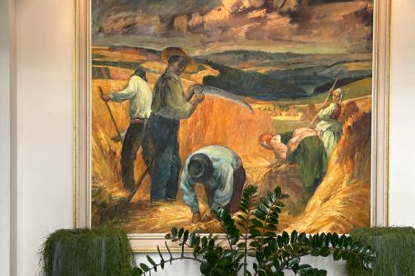 Das Gemälde des Ulflinger Künstlers J. Meyers erinnert an alte Zeiten