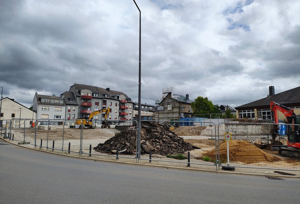 Käerjeng / Die große Lücke in der „Gänsegaass“: Viel Platz für ein neues Rathaus