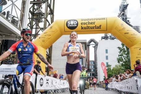 Emilie Jacquot-Claude ließ im letzten Jahr beim Halbmarathon alle Männer hinter sich und siegte mit einem neuen Streckenrekord