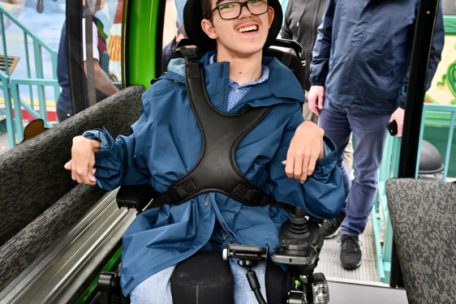 Bereit f&uuml;r die Reise auf dem Riesenrad