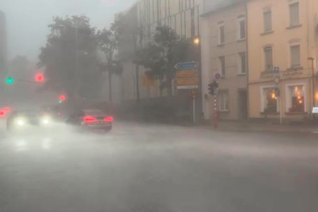 Extremer Regen über Luxemburg / CGDIS meldet insgesamt 392 Einsätze – Hochwasser-Warnung für den Süden auf Stufe Orange herabgesetzt