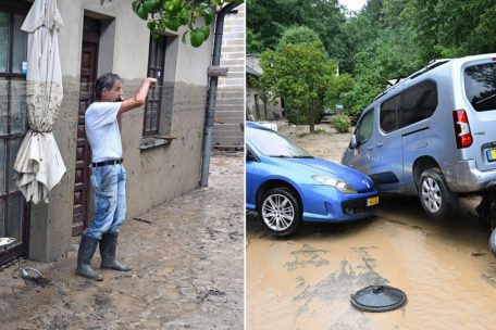 Val de Hamm / Bei Herrn Schockmel stand das Wasser 1,80 Meter hoch 
