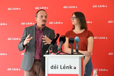 „déi Lénk“ / „Ein Scherbenhaufen“: Co-Sprecherin Thoma und Abgeordneter Baum mit scharfer Kritik