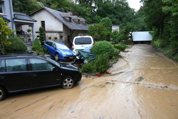 89 Feuerwehr-Einsätze / Starkregen bringt Luxemburg-Stadt unter Wasser