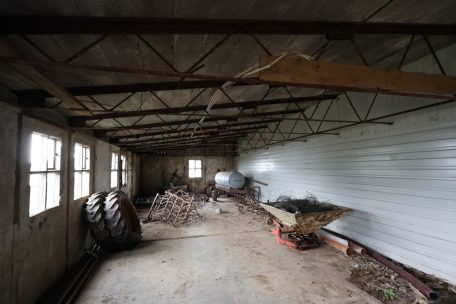 Nach 1950 wurde die Baracke als Lager der Geländebesitzer genutzt