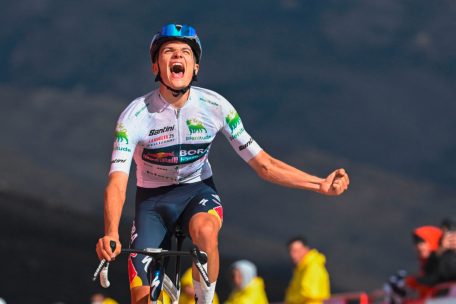 Radsport / Pellizzari triumphiert, Vingegaard bleibt nach der 17. Etappe der Vuelta vorne