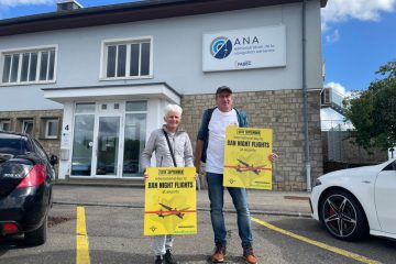 Fluglärm in Luxemburg / Kleine Protestaktion führt bis zum Direktor der Flugsicherungsbehörde
