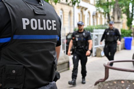 Großeinsatz im Bahnhofsviertel / 21 Polizisten und ein Drogenspürhund durchforsten Bahnhofsviertel nach Drogen und Verstößen