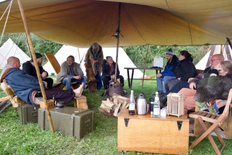 Hier findet gerade ein Vorbereitungsgespräch statt