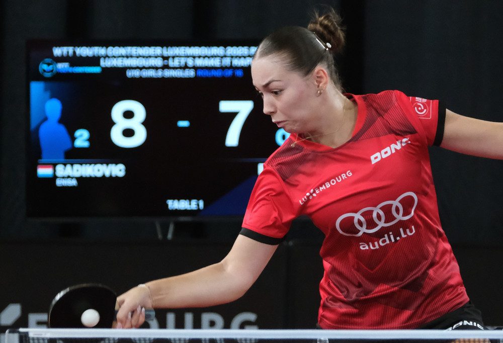 Tischtennis / WTT Youth Contender: Sadikovic und Mostafa verpassen Halbfinale