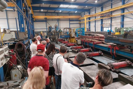 Bei TR’AX letztes Jahr in Foetz: Das Unternehmen ist auf der Entwicklung und Herstellung von Anhängern und Sattelanhängern für den Straßenverkehrssektor spezialisiert