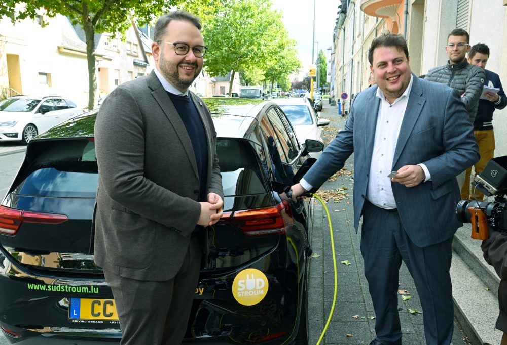 Mobilitätswoche / „Lueden un ëffentleche Luuchten“: Esch weiht „Slow-Charge“-Stationen ein