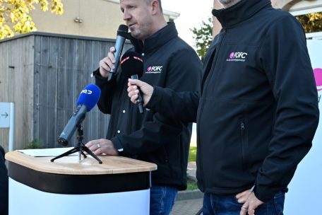 Personalvertreter Théo Schickes (l.) und Claude Reuter (FGFC)