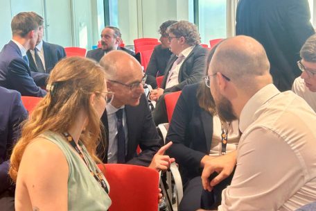 REEL 2025 / Rund 150 Luxemburger Studenten diskutieren in Straßburg mit Politikern über Pensionen und Kaufkraft