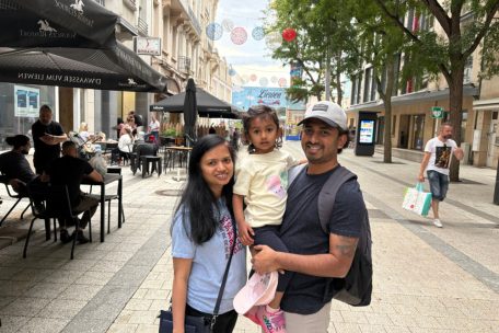 Die junge Familie aus Indien plant keine Rückkehr in ihr Heimatland