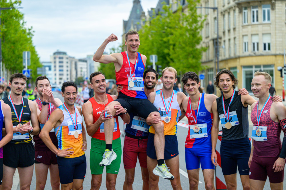 Lëtz Mile / Die letzte Meile des Olympia-Helden: So feierte Charel Grethen am Samstag sein Karriereende