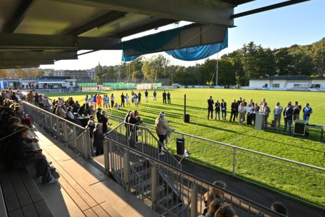 Zu Ehren von Fernand Weber / Stadion in Canach wurde umgetauft