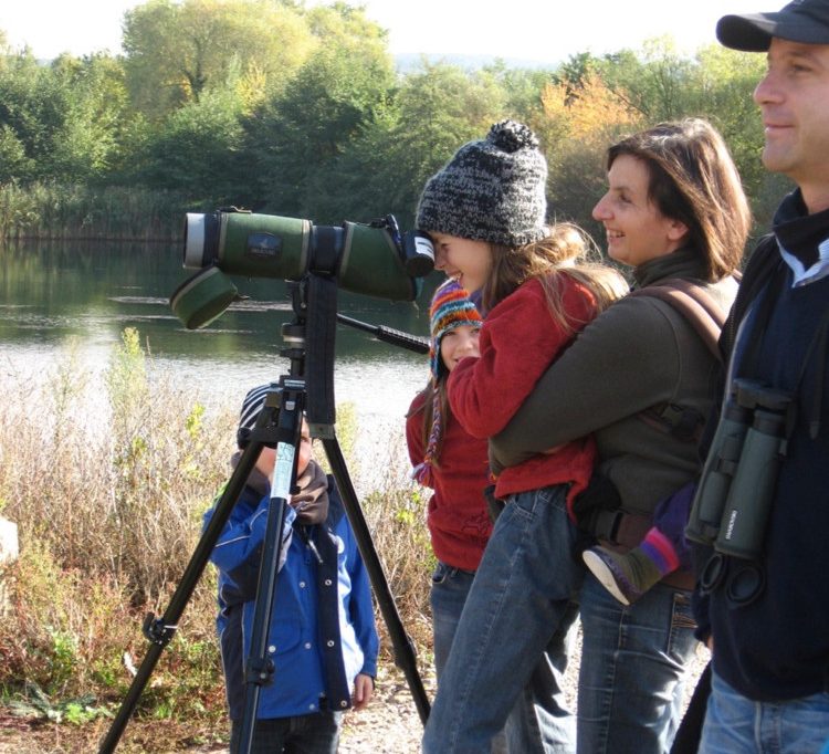Birdwatch 2025 / Vogelschützer führen durchs Schlammwiss bei Münsbach