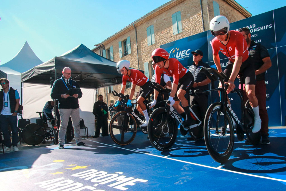 Radsport / Mixed-Staffel bei der EM-Premiere auf Platz fünf