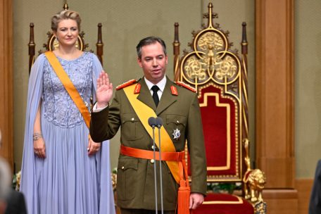 Es war genau 11.16 Uhr, als Gro&szlig;herzog Guillaume seinen Eid ablegte und gleich im Anschluss seine erste Rede als Staatschef hielt