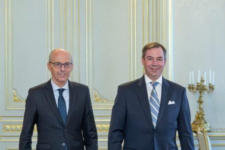 Premierminister Luc Frieden in Audienz bei Gro&szlig;herzog Guillaume