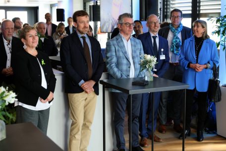 Bei der Einweihung waren unter anderem Gesundheits- und Sozialministerin Martine Deprez (l.) und die hauptstädtische Bürgermeisterin Lydie Polfer (r.) präsent